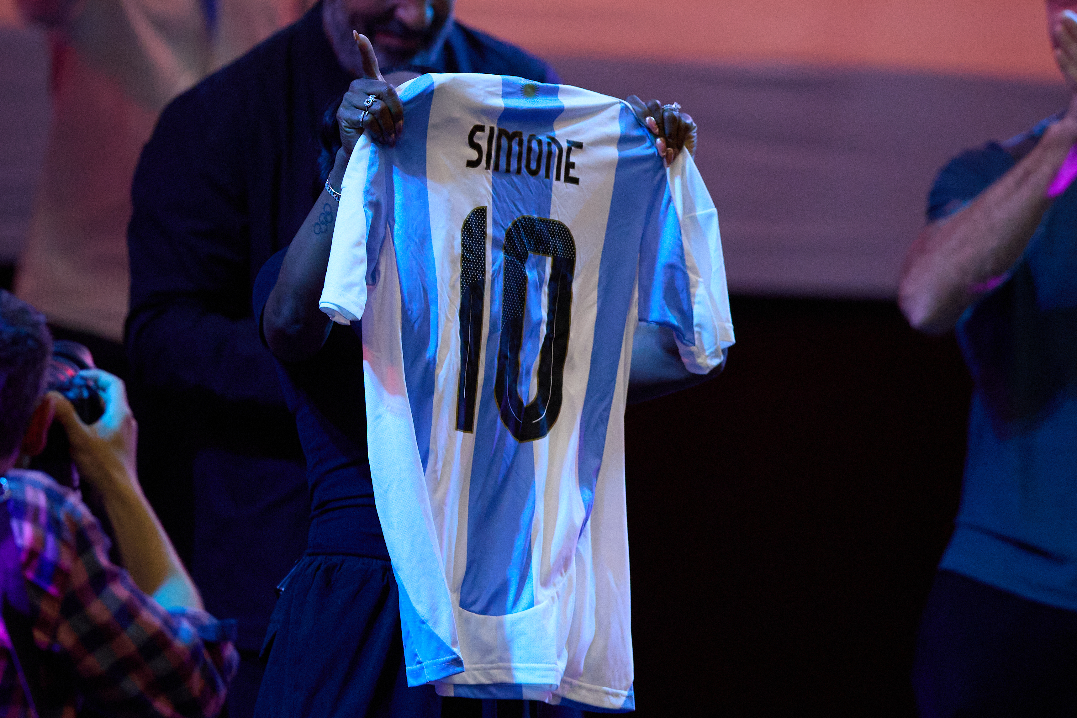 The Olympic champion was declared honorary guest of the city after inspiring thousands of young Argentine athletes Buenos Aires, Argentina – October 9, 2025: U.S. gymnast Simone Biles concluded her visit to Bue...