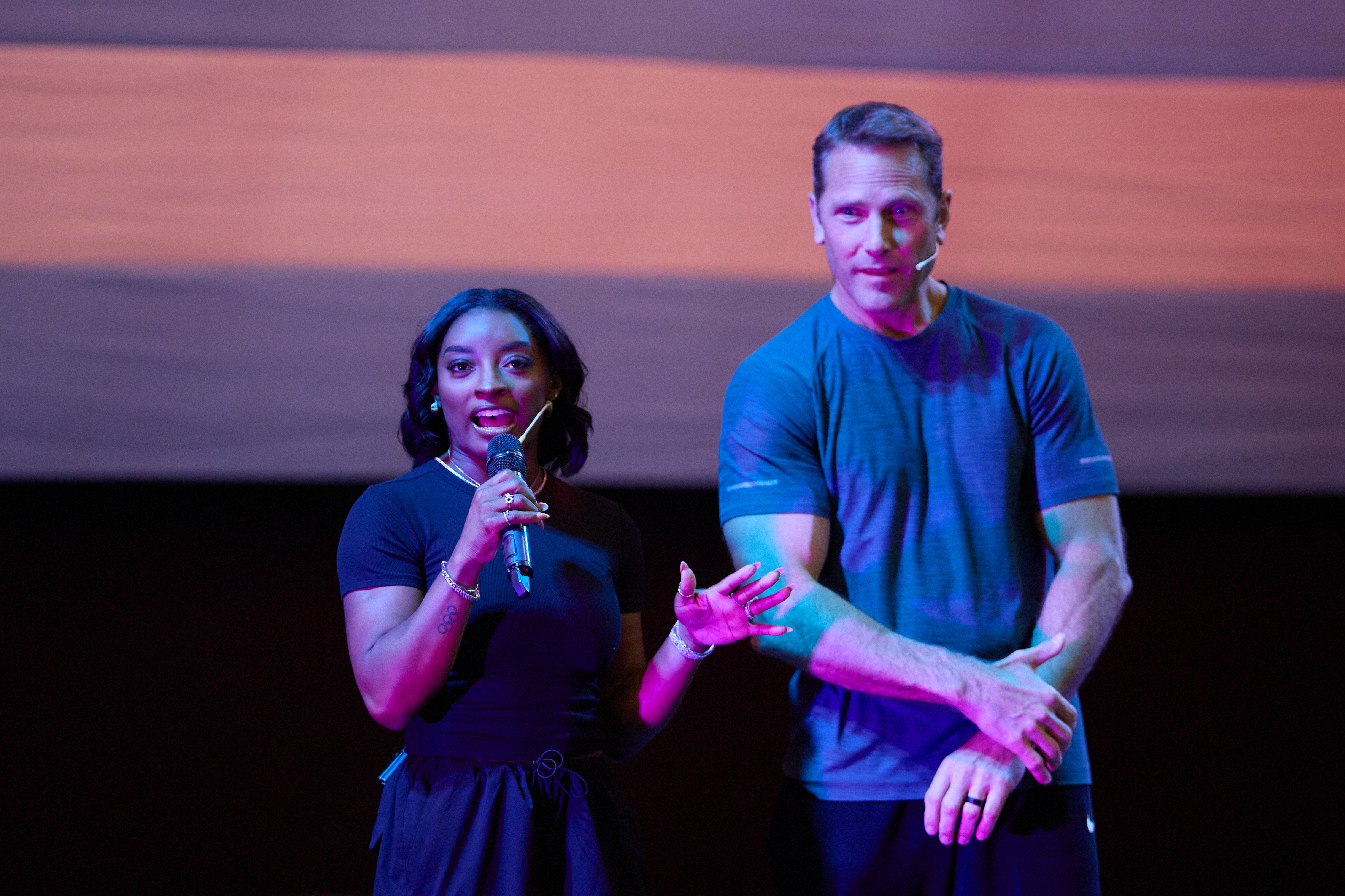 The Olympic champion was declared honorary guest of the city after inspiring thousands of young Argentine athletes Buenos Aires, Argentina – October 9, 2025: U.S. gymnast Simone Biles concluded her visit to Bue...