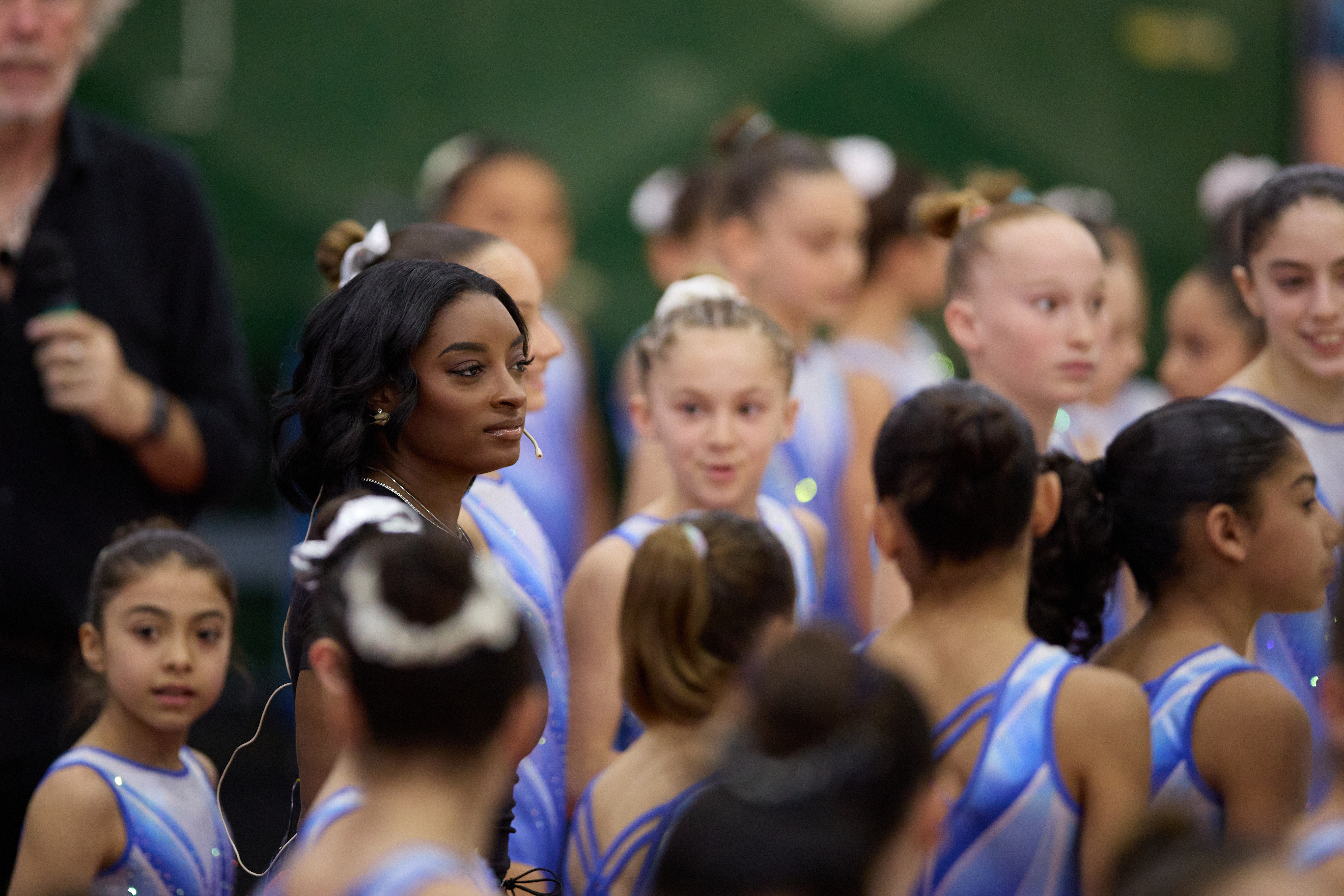 Buenos Aires, Argentina – October 9, 2025: U.S. gymnast Simone Biles concluded her visit to Bue...