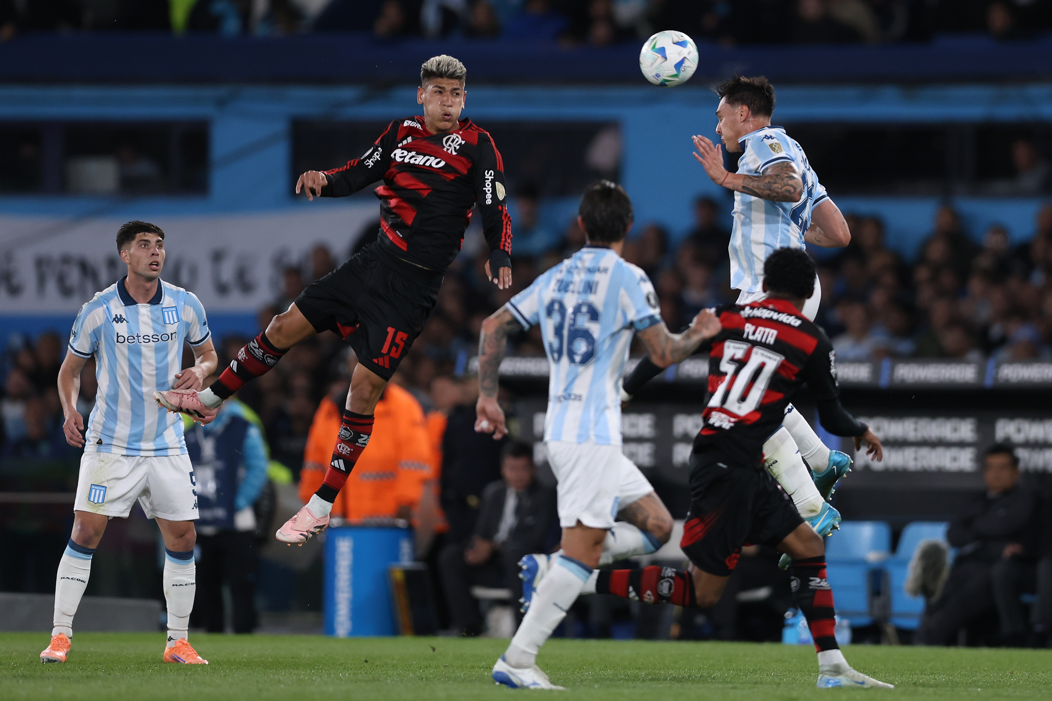 The Argentine "Academia" failed to overturn the tie despite a numerical advantage and was denied by goalkeeper Agustín Rossi Avellaneda, Argentina – October 29, 2025: Racing Club was eliminated from the 2025 Copa Liberta...