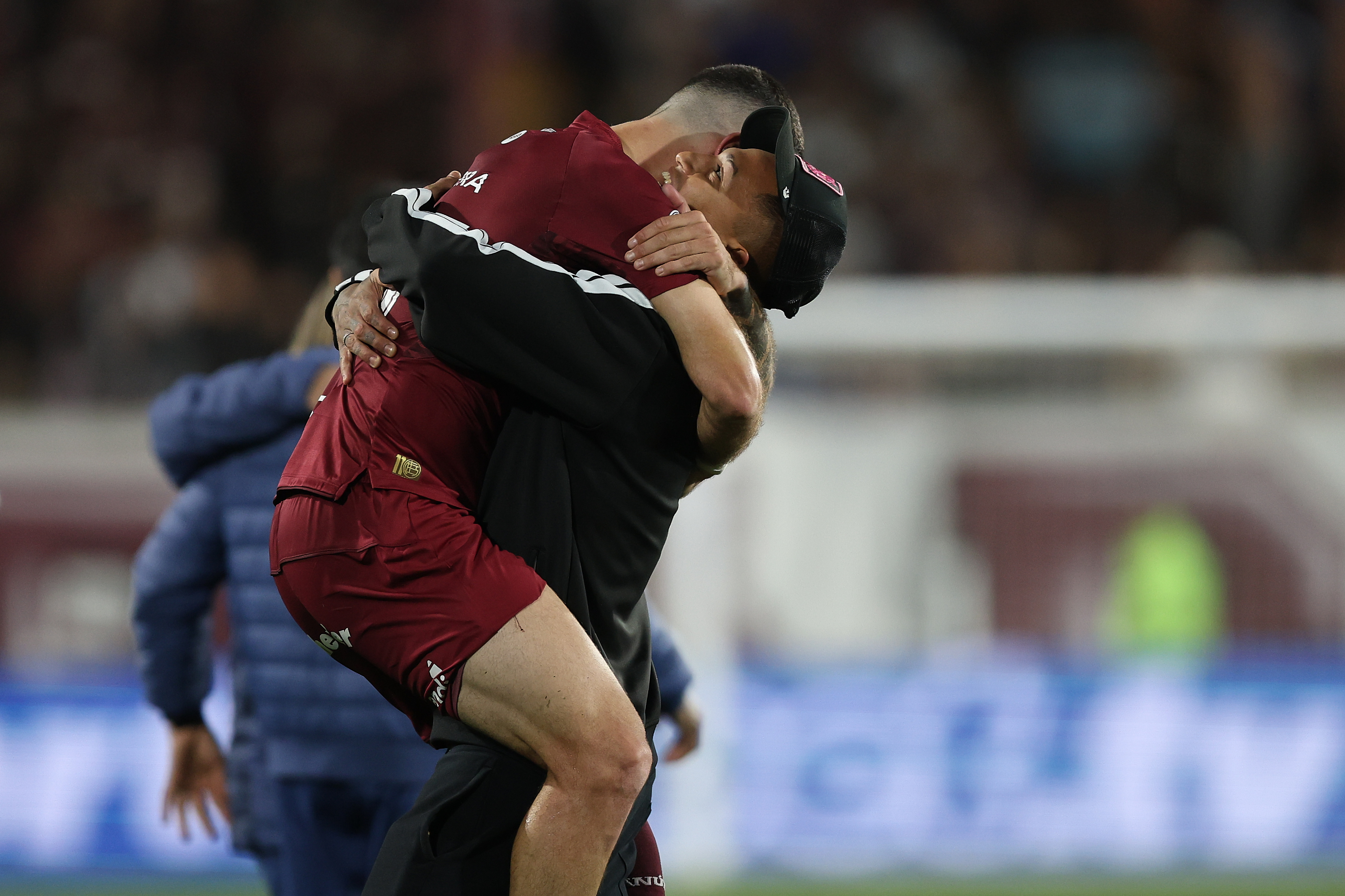 RCFL8659 Lanús, Argentina – October 30, 2025: Club Atlético Lanús faces Universidad de Chile in the s...