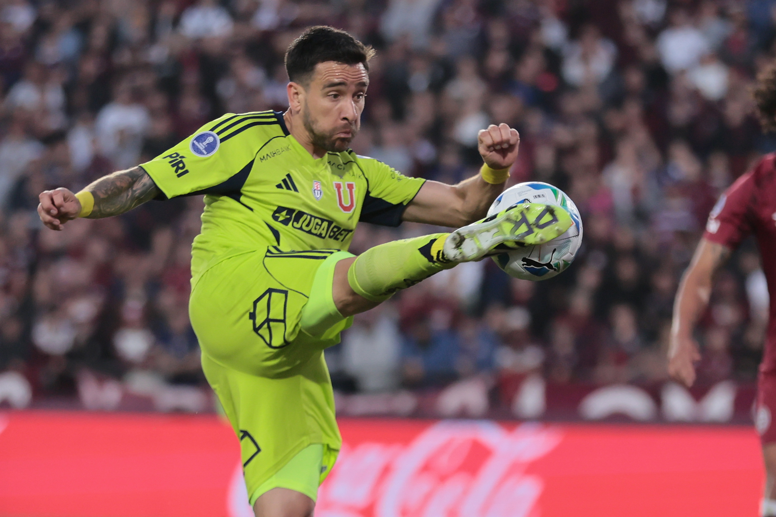 Lanús, Argentina – October 30, 2025: Club Atlético Lanús faces Universidad de Chile in the s...
