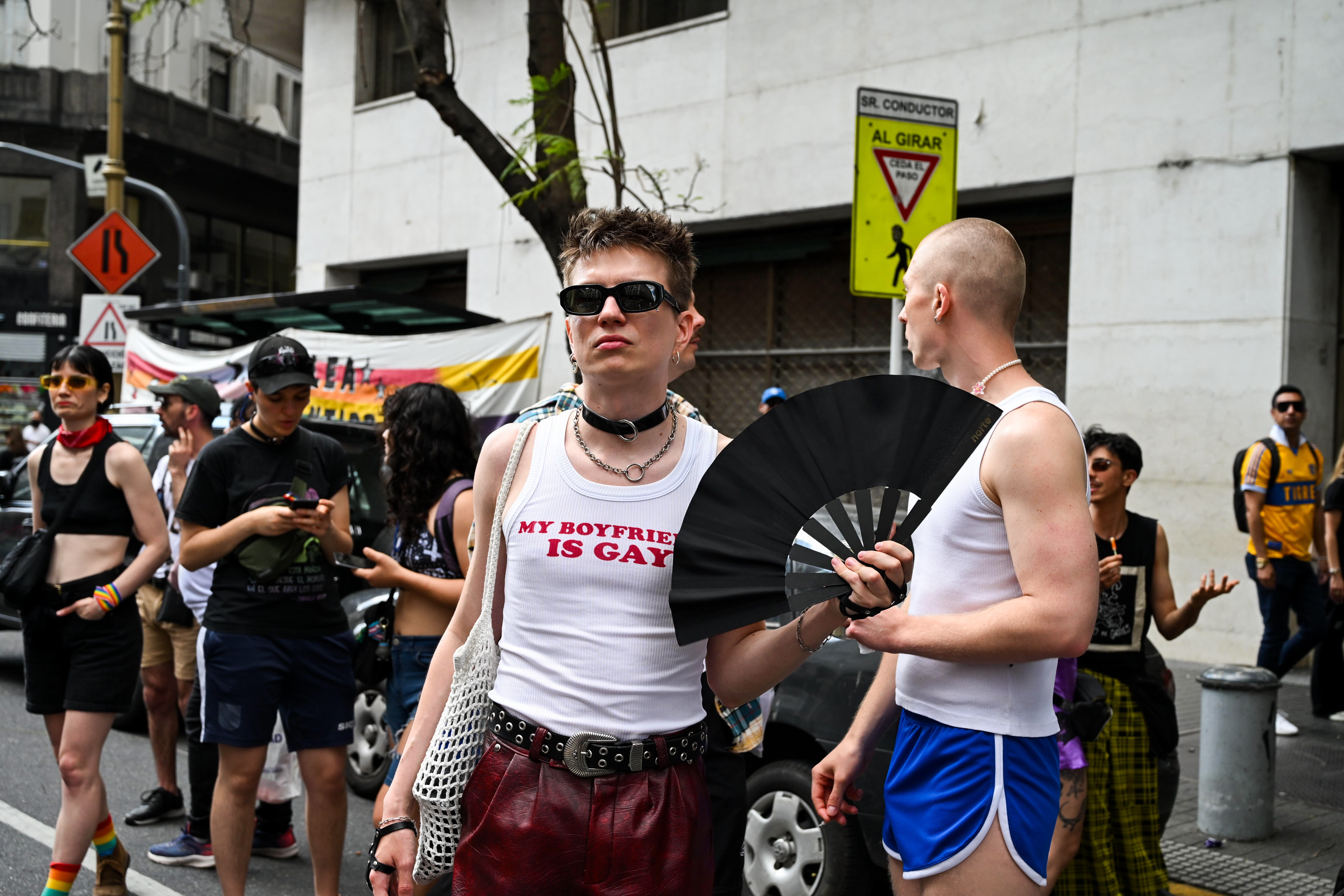 VIO_8201 Personas de la comunidad LGBTQ+ participaron este sábado 1 de noviembre de 2025 en la 31ª edici...