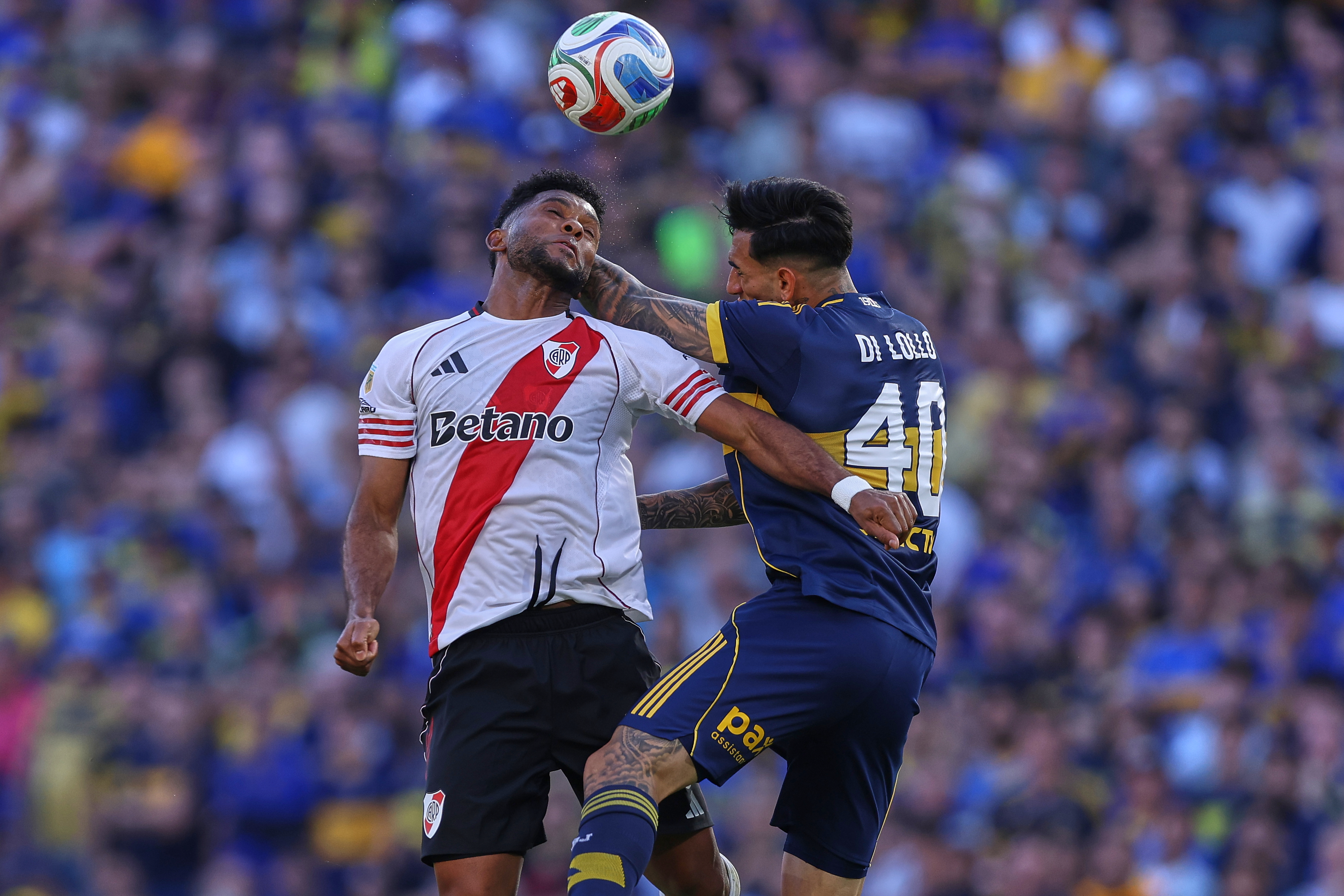 Zeballos and Merentiel secure Boca’s victory in the Superclásico Buenos Aires, Argentina – November 9, 2025: Boca Juniors defeated River Plate 2-0 at La Bombone...
