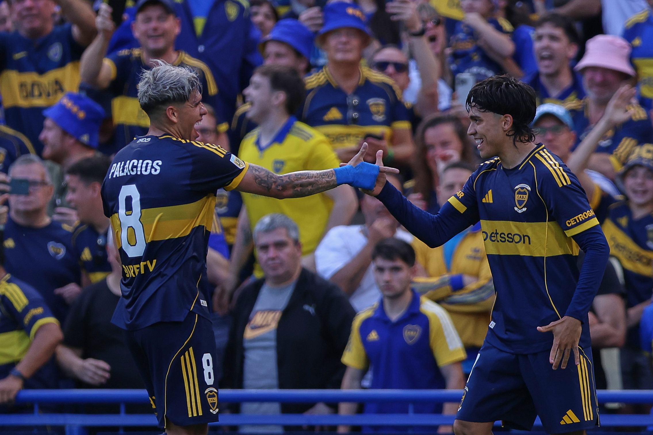 Zeballos and Merentiel secure Boca’s victory in the Superclásico Buenos Aires, Argentina – November 9, 2025: Boca Juniors defeated River Plate 2-0 at La Bombone...