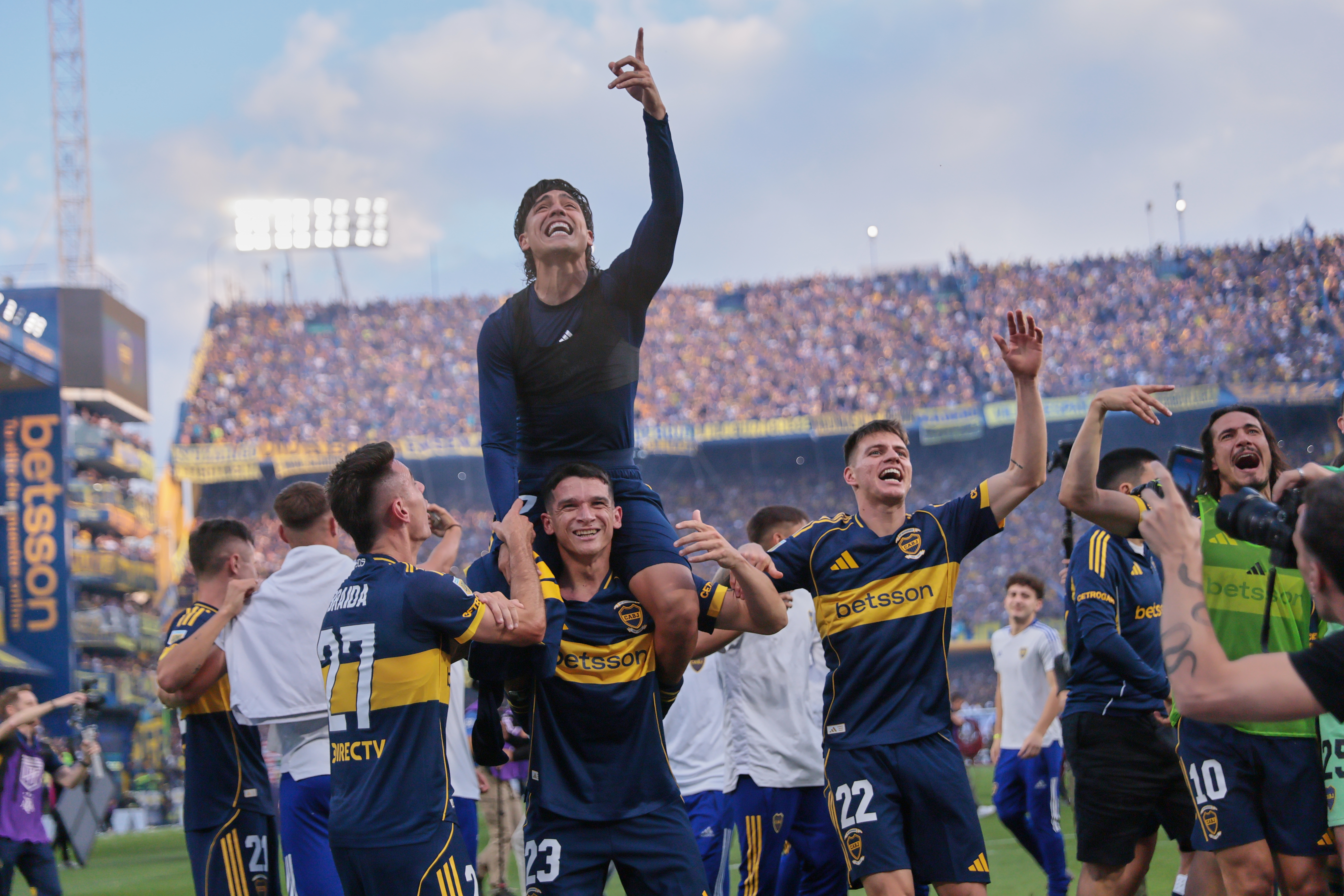 Zeballos and Merentiel secure Boca’s victory in the Superclásico Buenos Aires, Argentina – November 9, 2025: Boca Juniors defeated River Plate 2-0 at La Bombone...