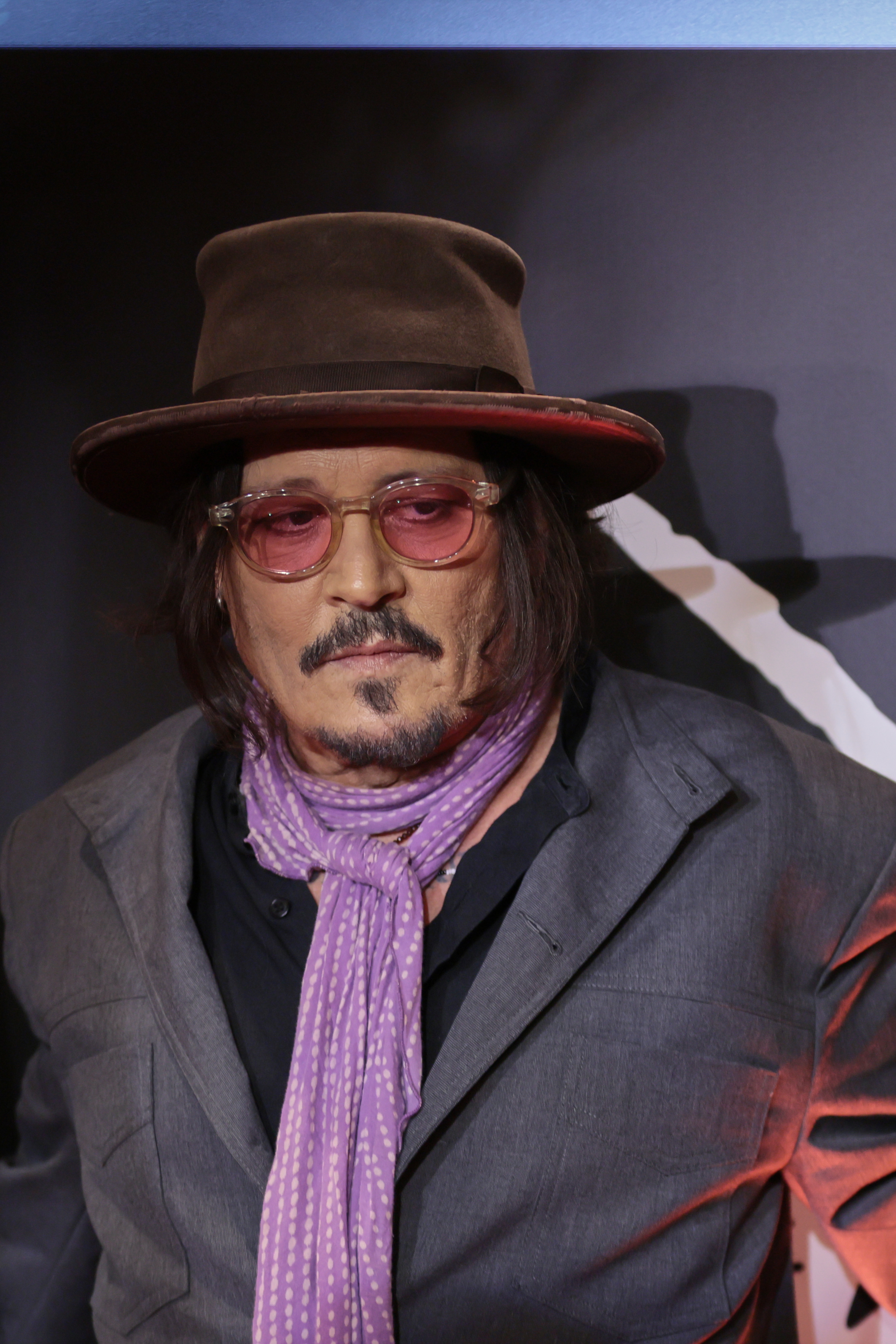 The renowned American actor and director presented his film alongside its star, Riccardo Scamarcio Buenos Aires, Argentina – November 11, 2025: American actor and director Johnny Depp attends th...