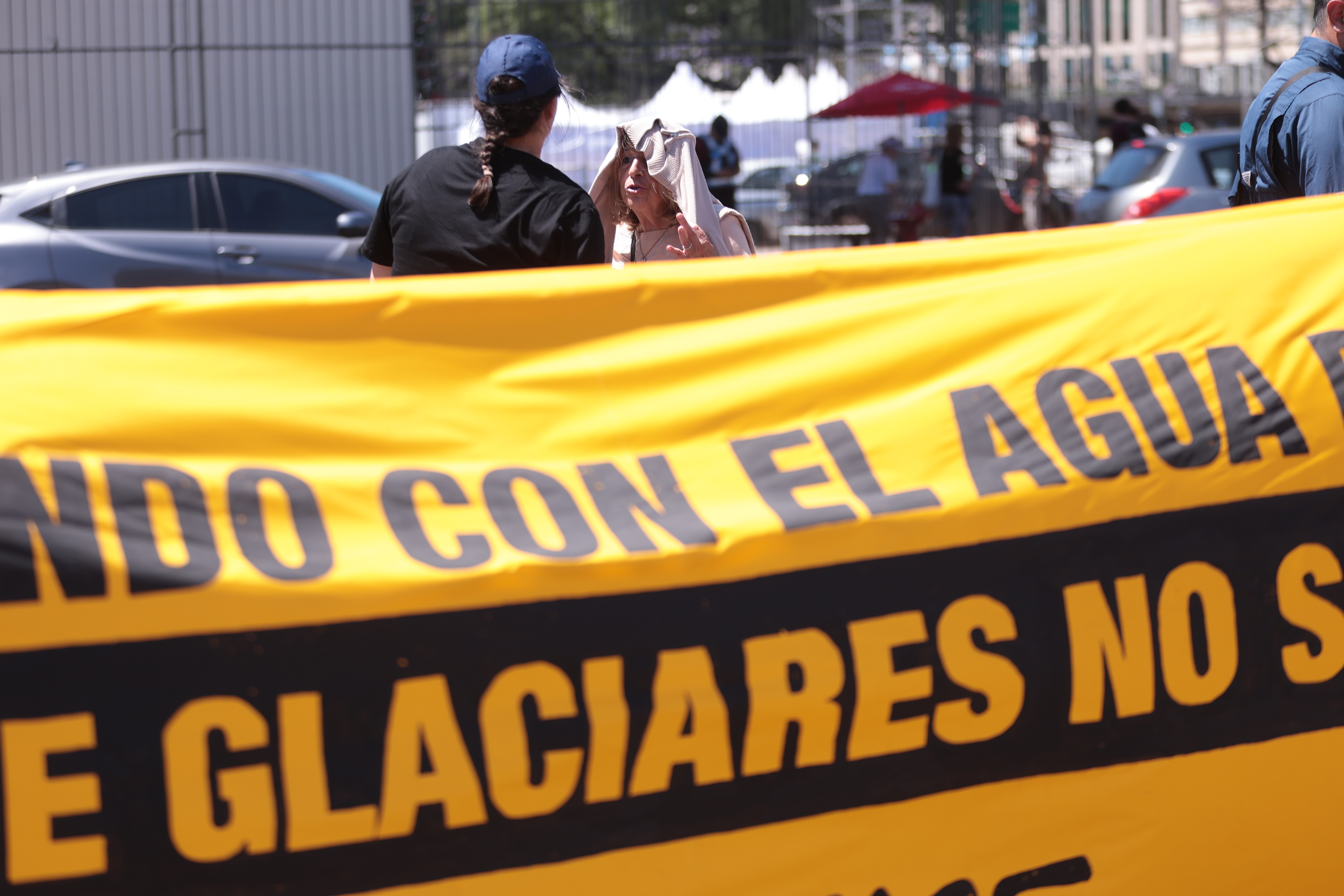Buenos Aires, Argentina – December 4, 2025: Greenpeace activists staged a striking intervention...