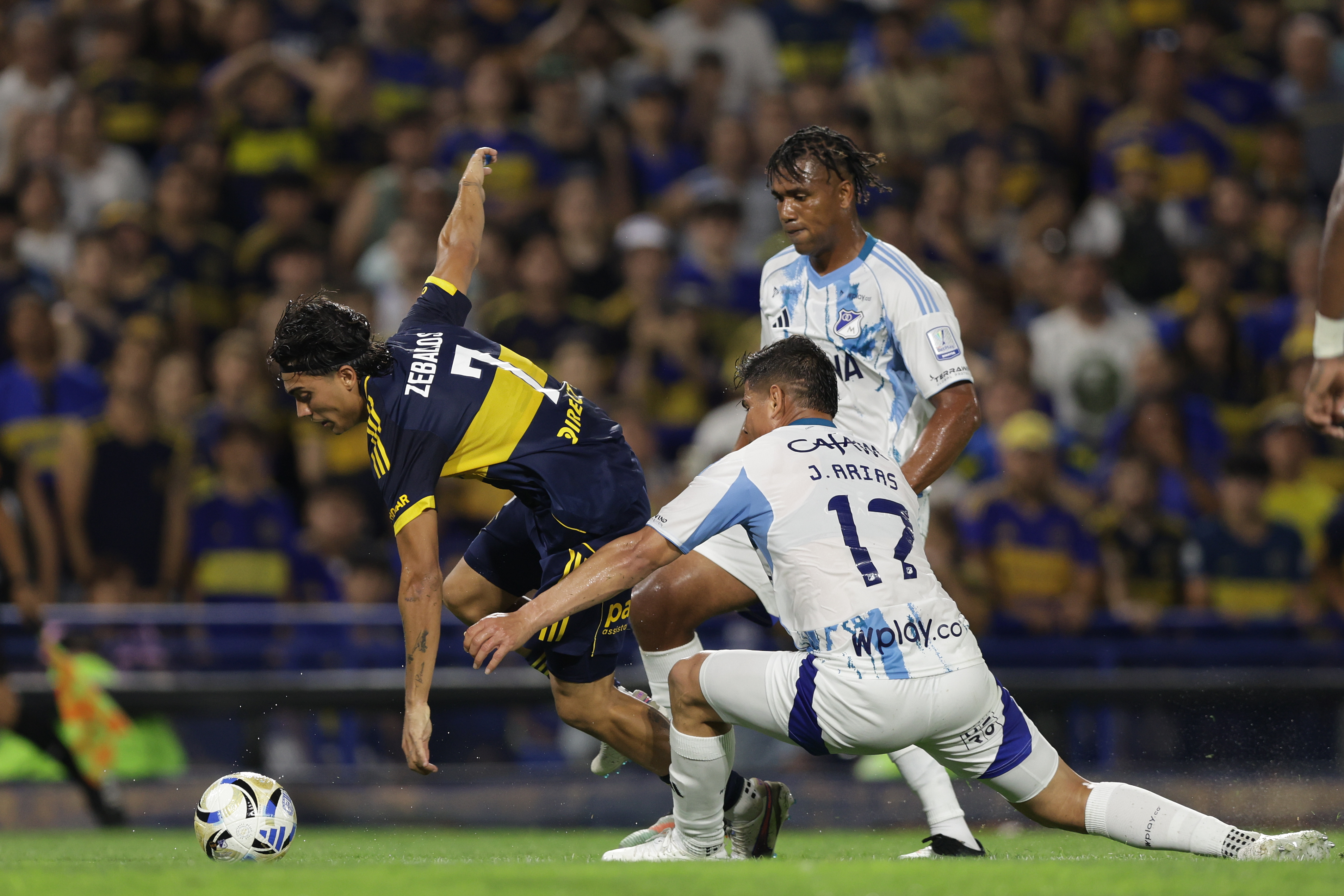 Buenos Aires, Argentina – January 14, 2026: Ezequiel Zeballos hit a ball in a friendly match in...