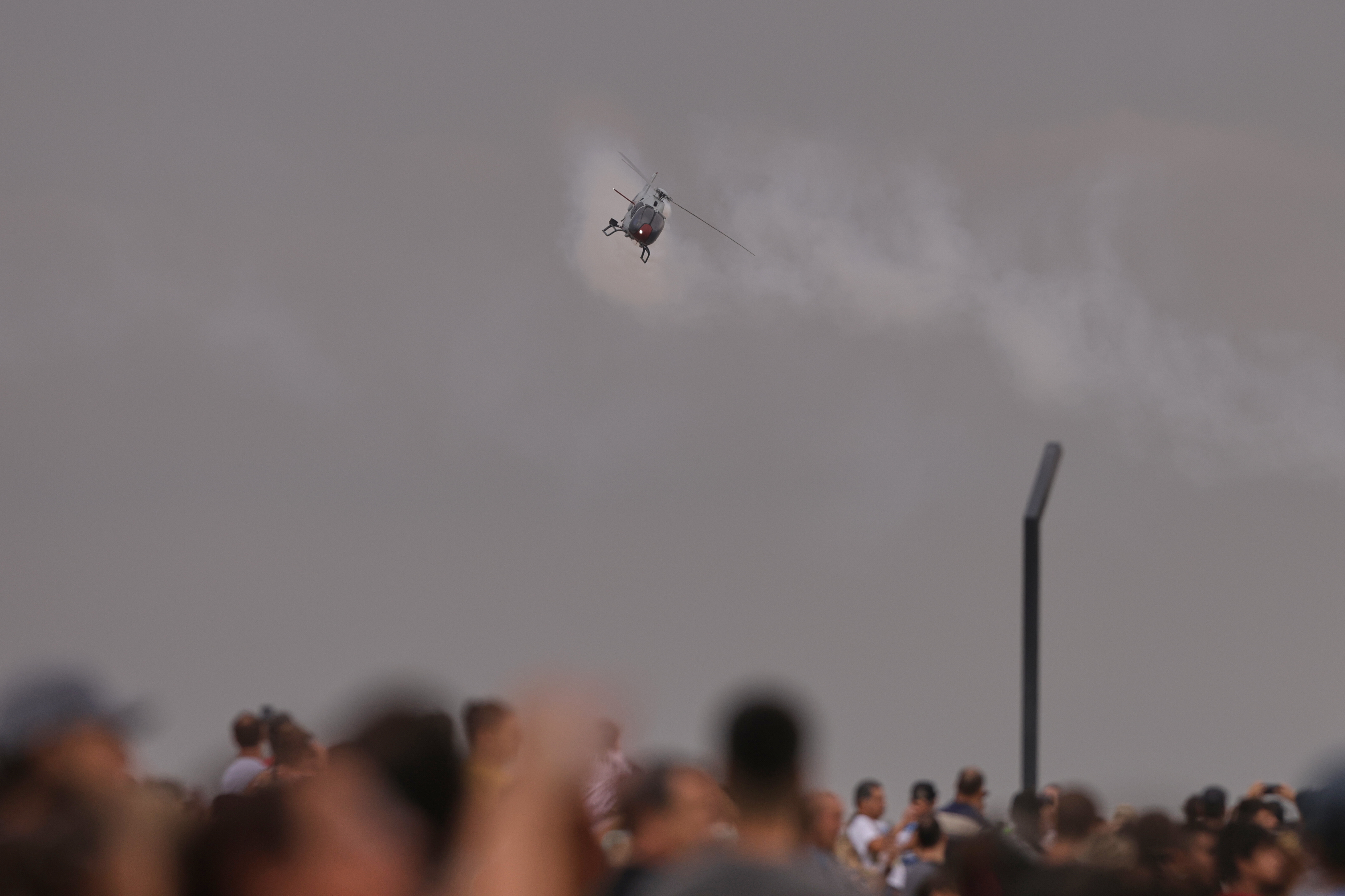 Buenos Aires, Argentina – February 4, 2026: Spain's Patrulla Aspa performed an acrobatic displa...