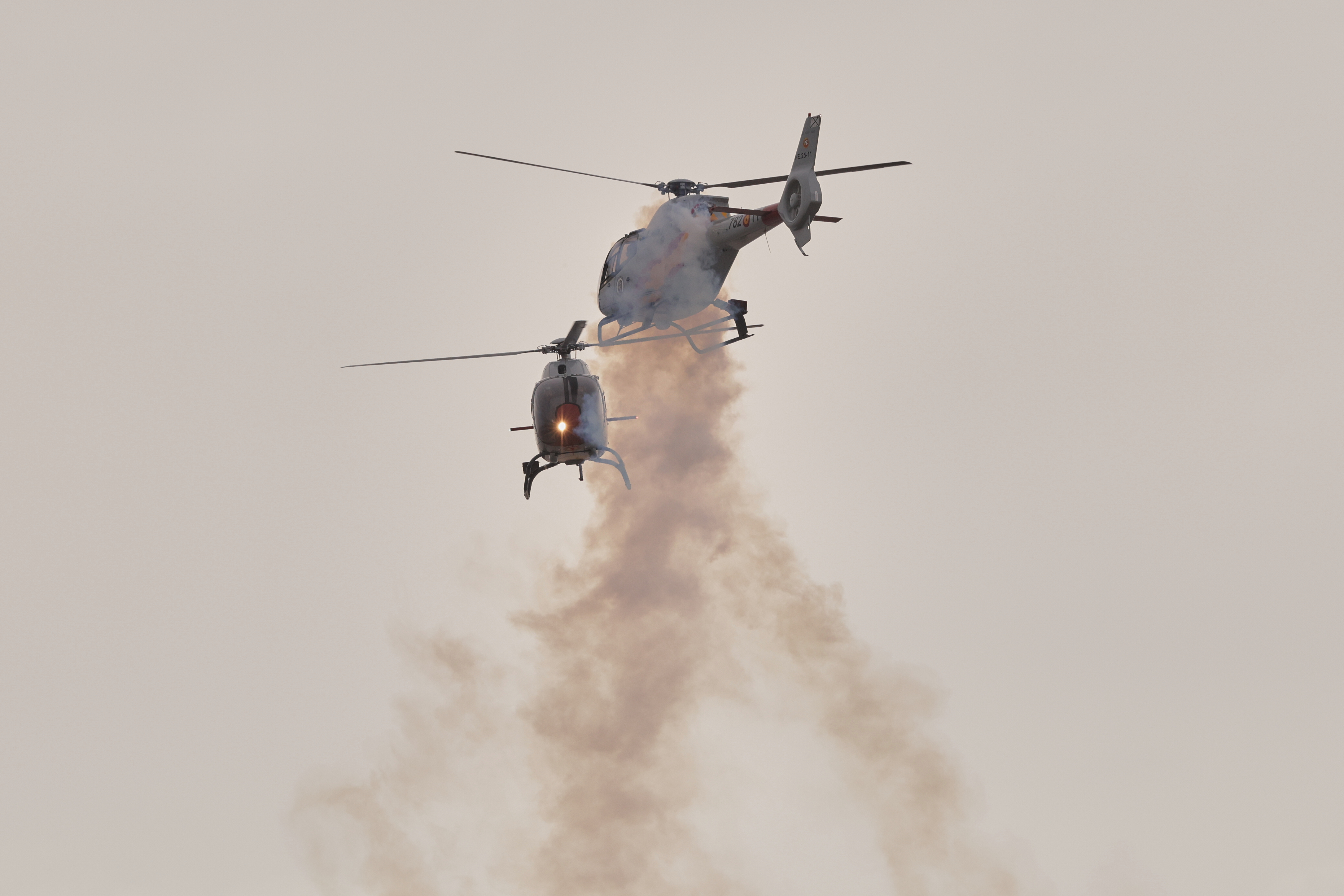 Buenos Aires, Argentina – February 4, 2026: Spain's Patrulla Aspa performed an acrobatic displa...