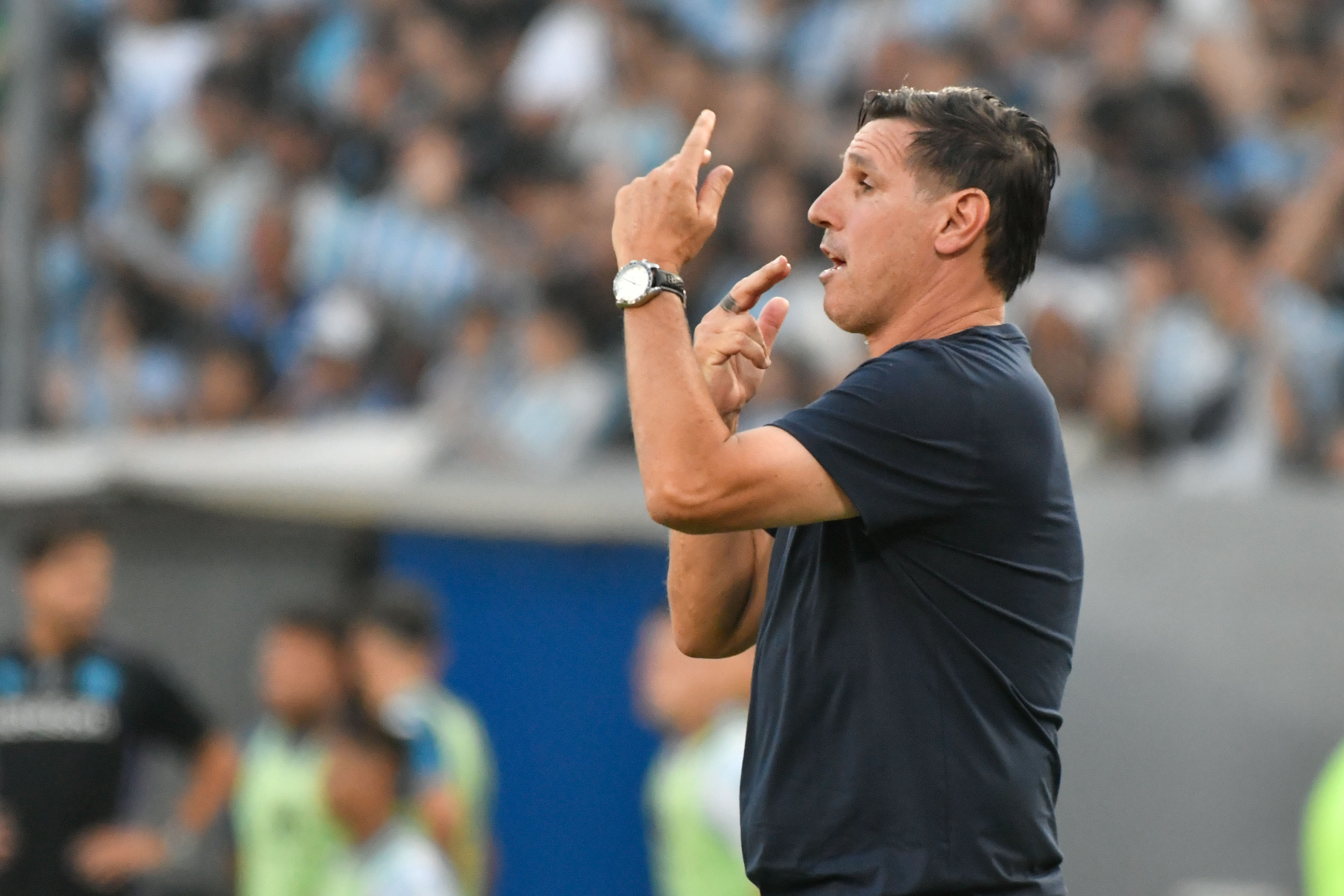 Avellaneda, Argentina – February 7, 2026: Nicolas Diez, Technical Director of Argentinos Junior...