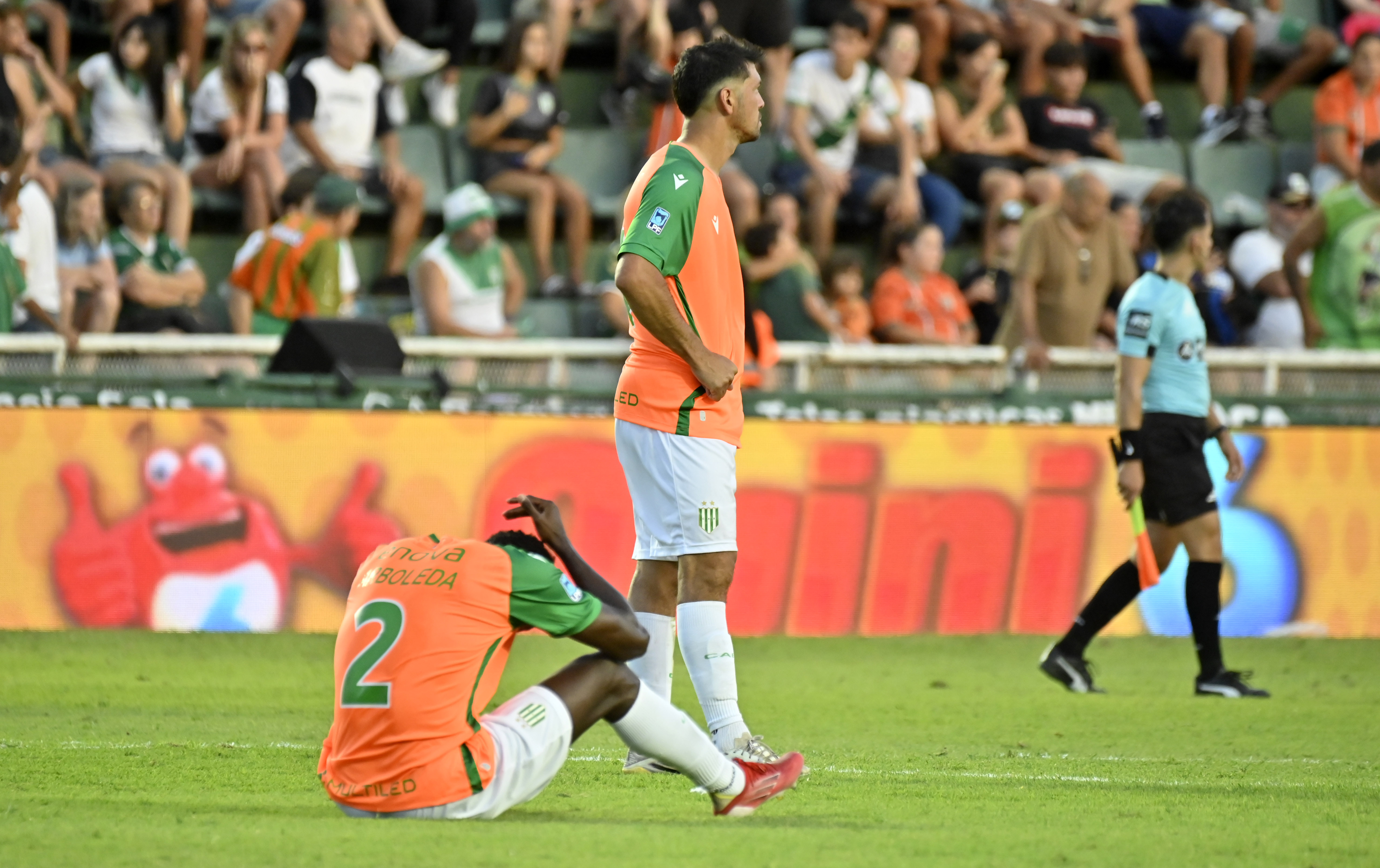 Banfield, Argentina – February 14, 2026: Racing Club defeated Banfield 2-0 at the Florencio Sol...