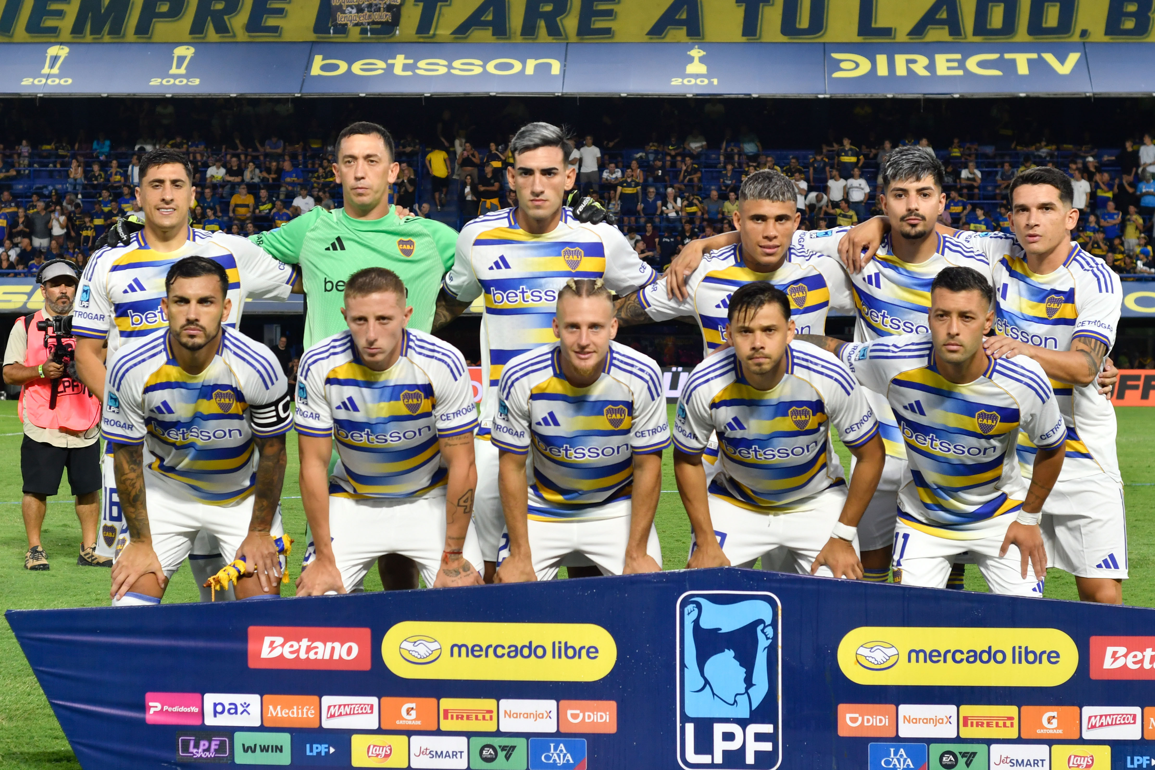 The "Xeneize" failed to break the deadlock against the "Calamar" for round 5 of the Apertura Tournament in a tight match in La Boca Buenos Aires, Argentina – February 15, 2026: Initial formation of Boca Juniors to face Platense...