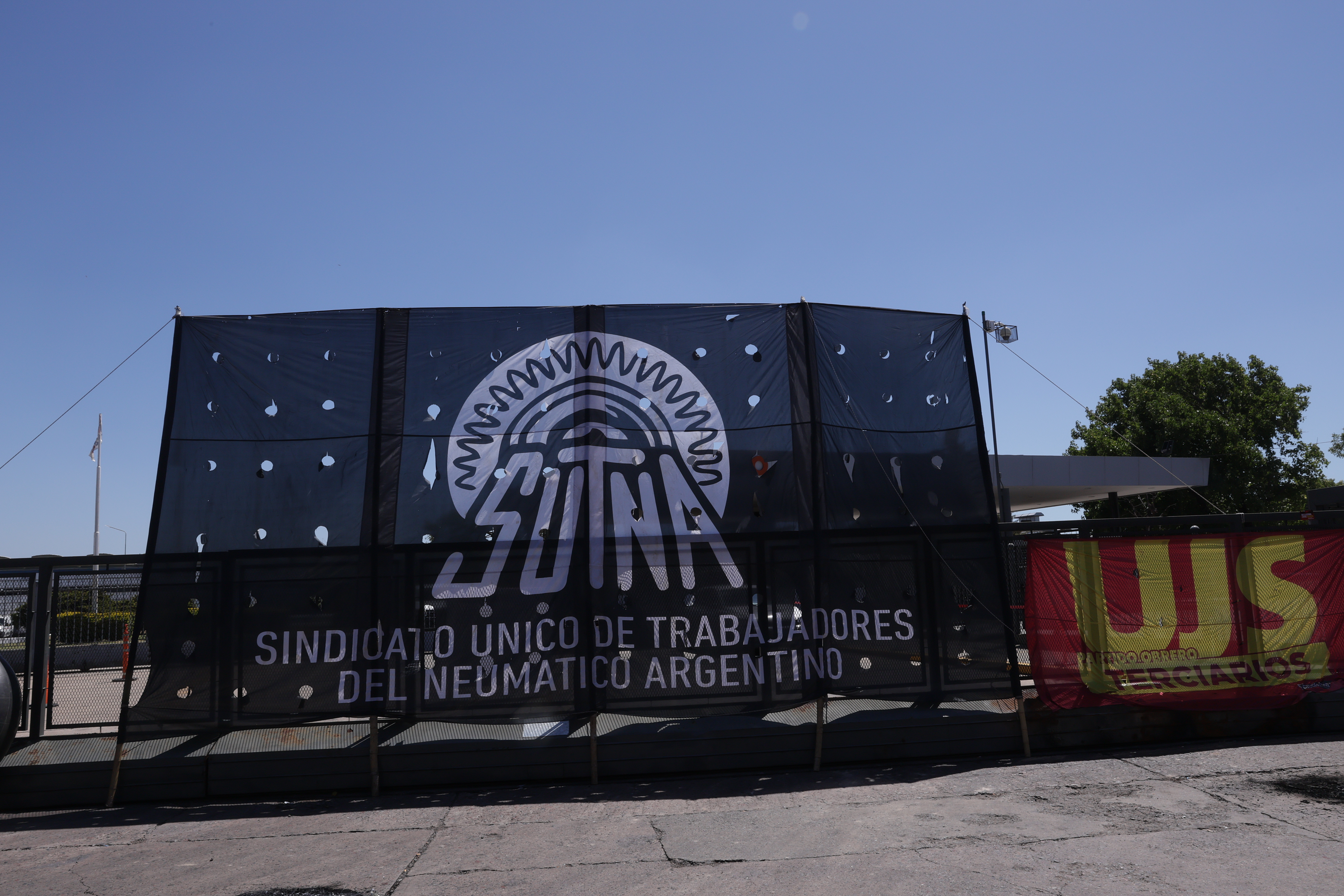 San Fernando, Argentina – February 18, 2026: Fate employees were greeted with an announcement o...