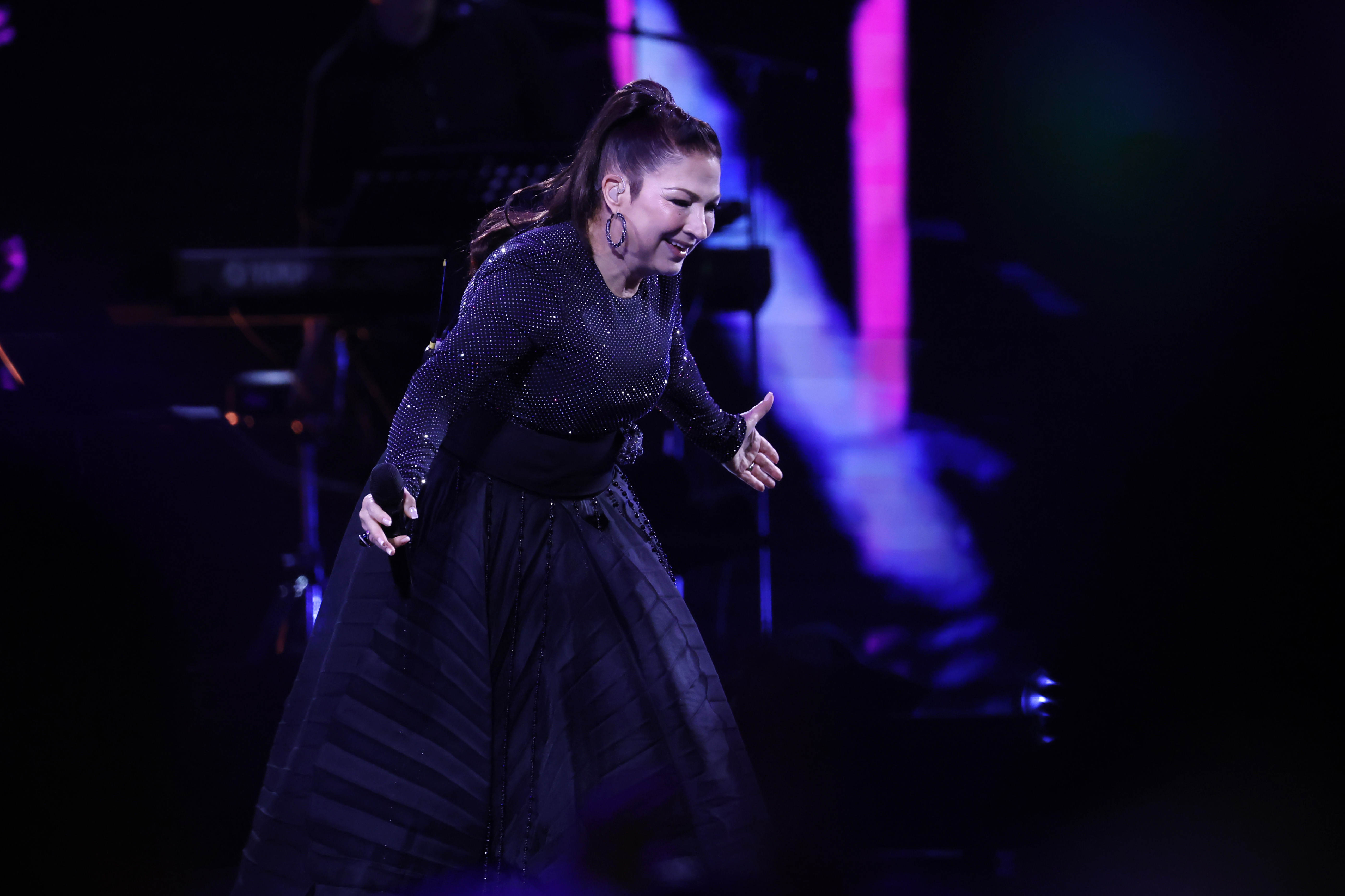 Viña del Mar, Chile – February 22, 2026: Singer Gloria Estefan opens the inaugural night of th...