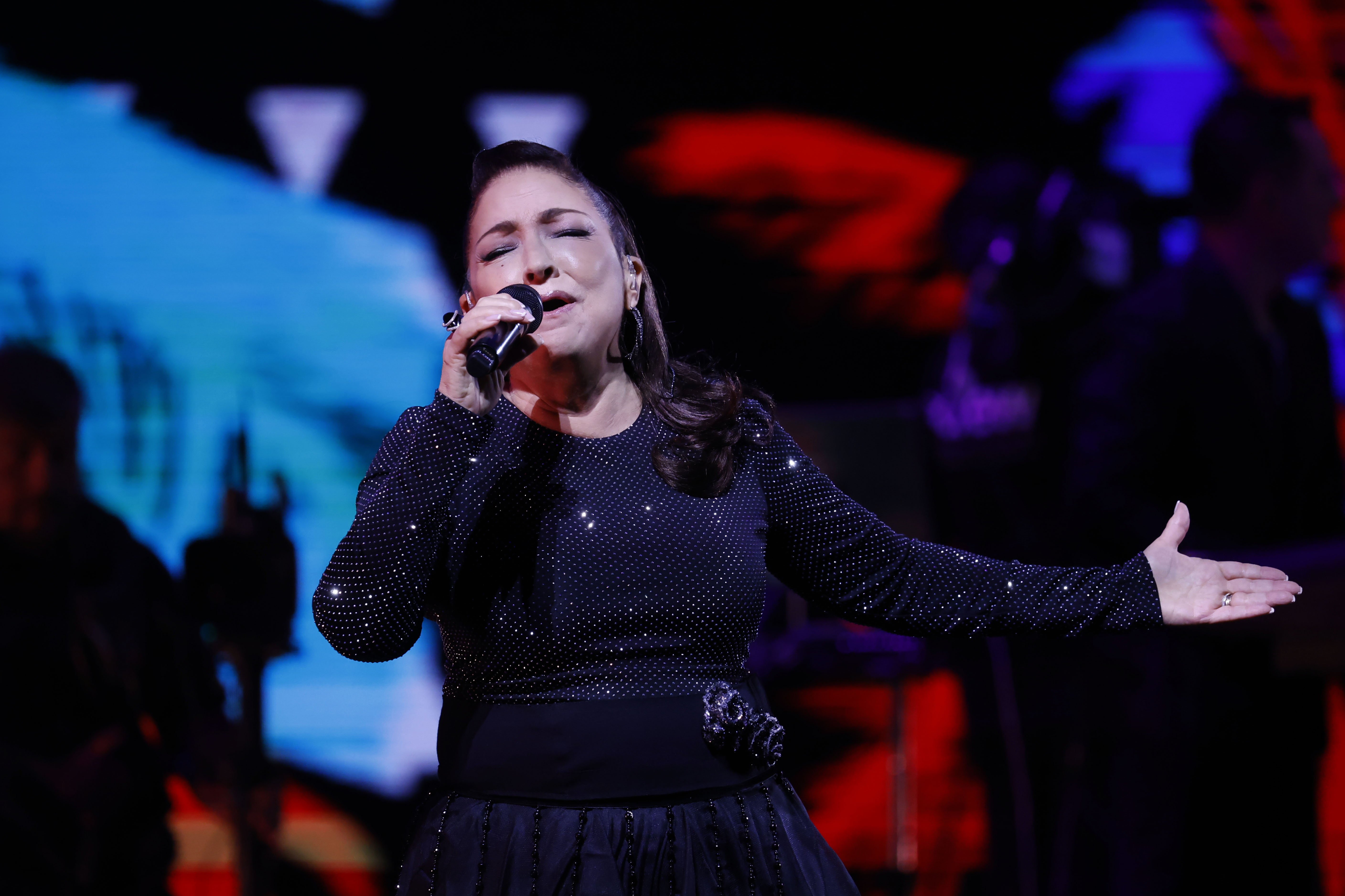 Viña del Mar, Chile – February 22, 2026: Singer Gloria Estefan opens the inaugural night of th...