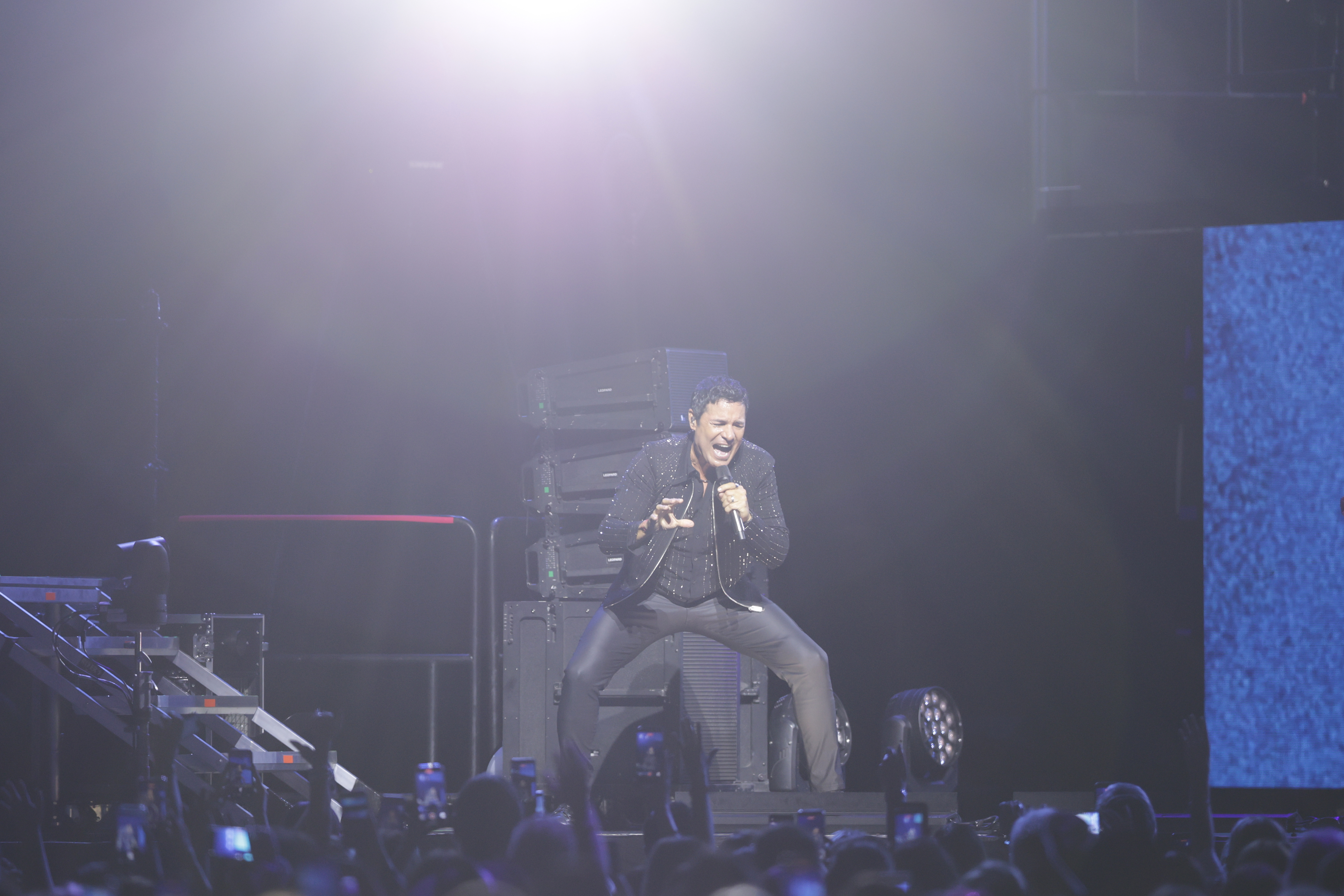 Buenos Aires, Argentina – February 26, 2026: Puerto Rican singer Chayanne performed for the sec...