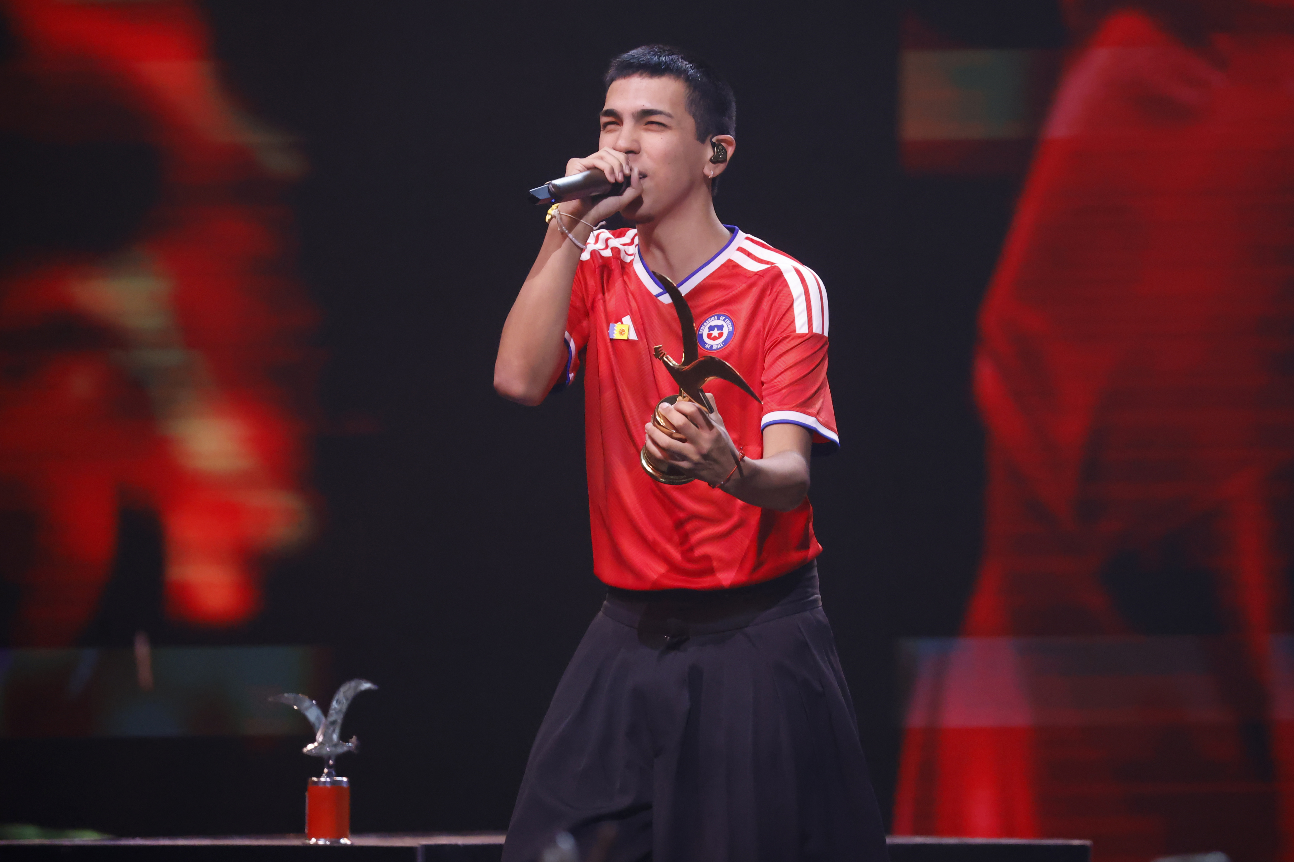 Viña del Mar, Chile – February 28, 2026: Milo J shone during the closing day of the Viña del ...