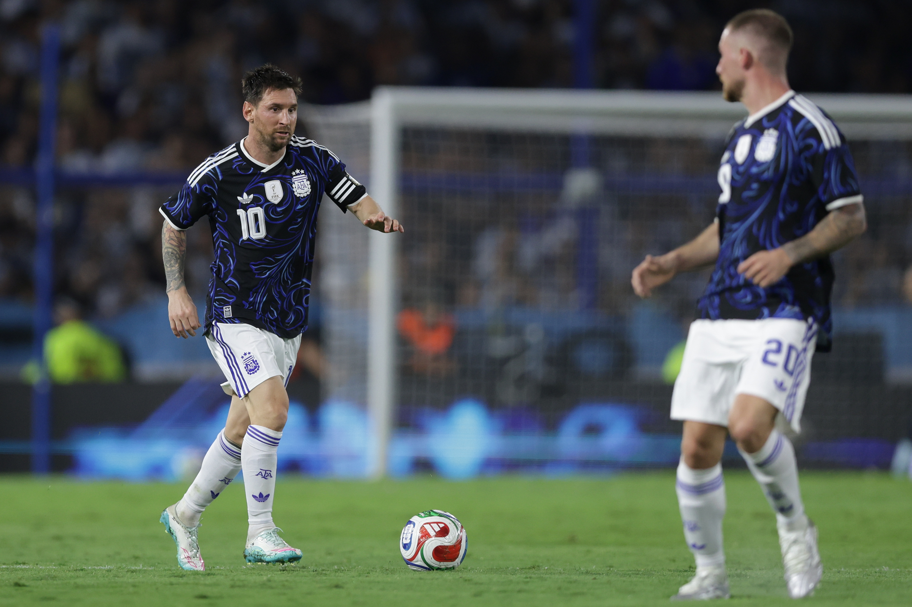 Lionel Scaloni's squad played its final home friendly before the World Cup at a packed Boca Juniors stadium ARGENTINA-Argentina Vs Zambia Lionel Scaloni's squad played its final home friendly before the World Cup at a packed Boca Juniors stadium Buenos Aires, Argentina – March 31, 2026: Enzo Fernandez of Argentina during the match. The Argentina national football team faced Zambia in an international friendly match held at the Alberto J. Armando "La Bombonera" Stadium. Before an euphoric crowd, the Albiceleste side led by Lionel Messi showcased its top-tier form as final preparation for upcoming official commitments. (Photo: UNAR AGENCY)