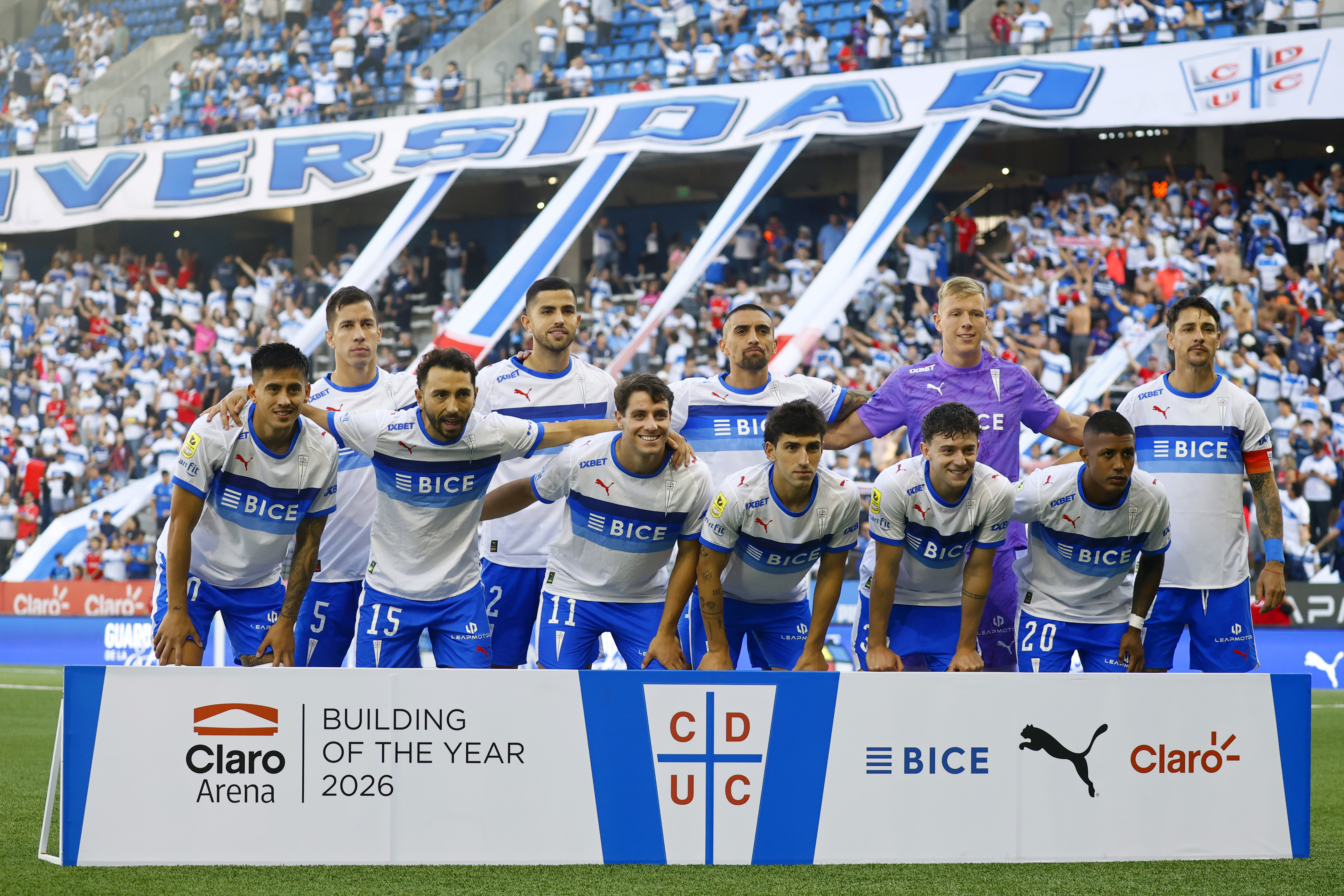 Universidad Católica vs Palestino Chilean football CHILE-Universidad Católica vs Palestino Universidad Católica vs Palestino Chilean football Santiago, Chile - 02 April, 2026: Futbol, Universidad Catolica vs Palestino
Fecha 8, Liga de Primera 2026.
El equipo de Universidad Catolica es fotografiado durante un partido de la liga de primera division realizado en el estadio Claro Arena de Santiago, Chile.
02/04/2026
Dragomir Yankovic/Photosport Football, Universidad Catolica vs Palestino
8st turn, 2026 League First.
Universidad Catolica’s team is photographed during a first division league match at Claro Arena stadium in Santiago, Chile.
02/04/2026
Dragomir Yankovic/Photosport/UNAR AGENCY