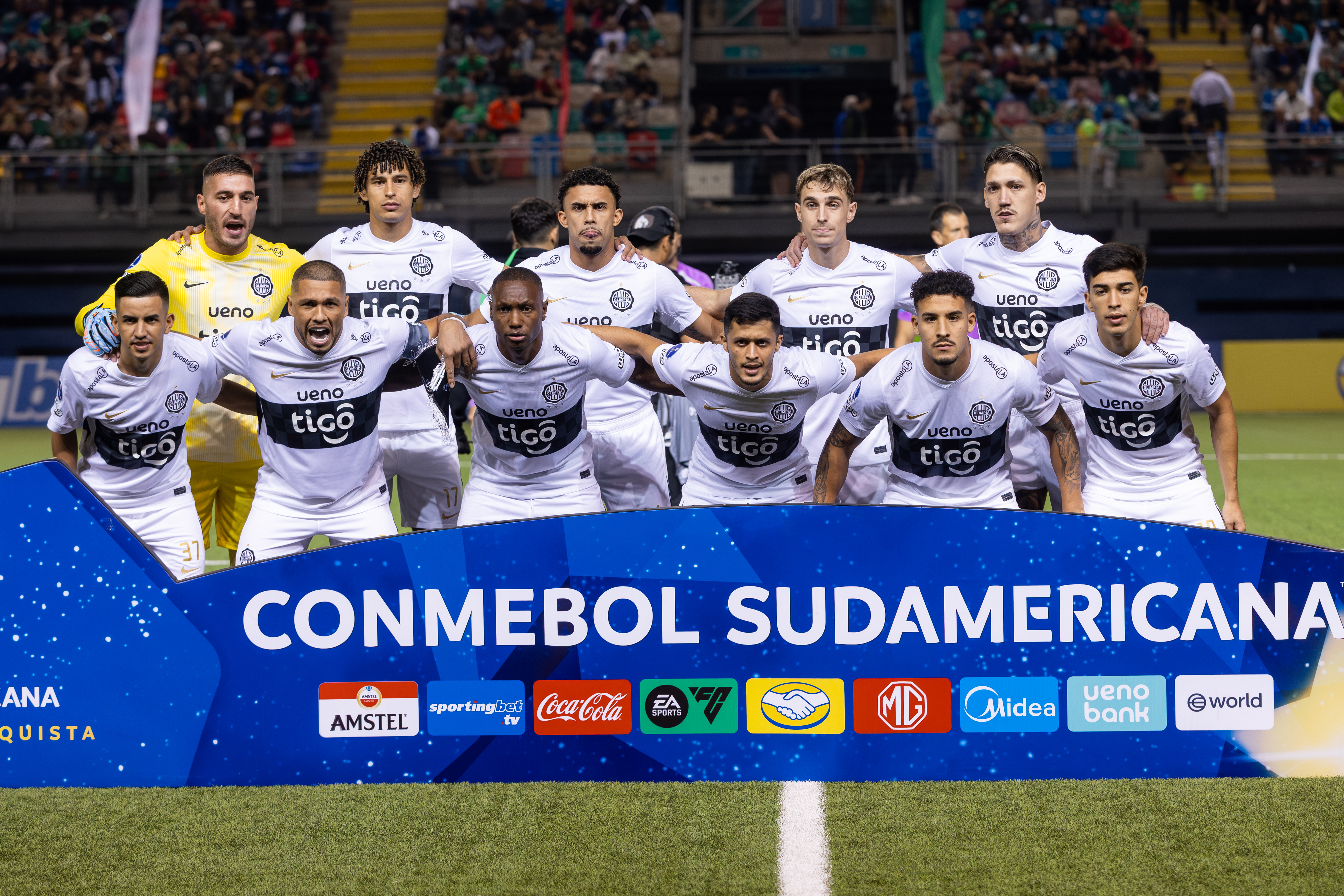 Universidad Católica vs Palestino Chilean football Santiago, Chile – April 8, 2026: Audax Italiano faces Olimpia from Paraguay in a new matchday of the South American t...