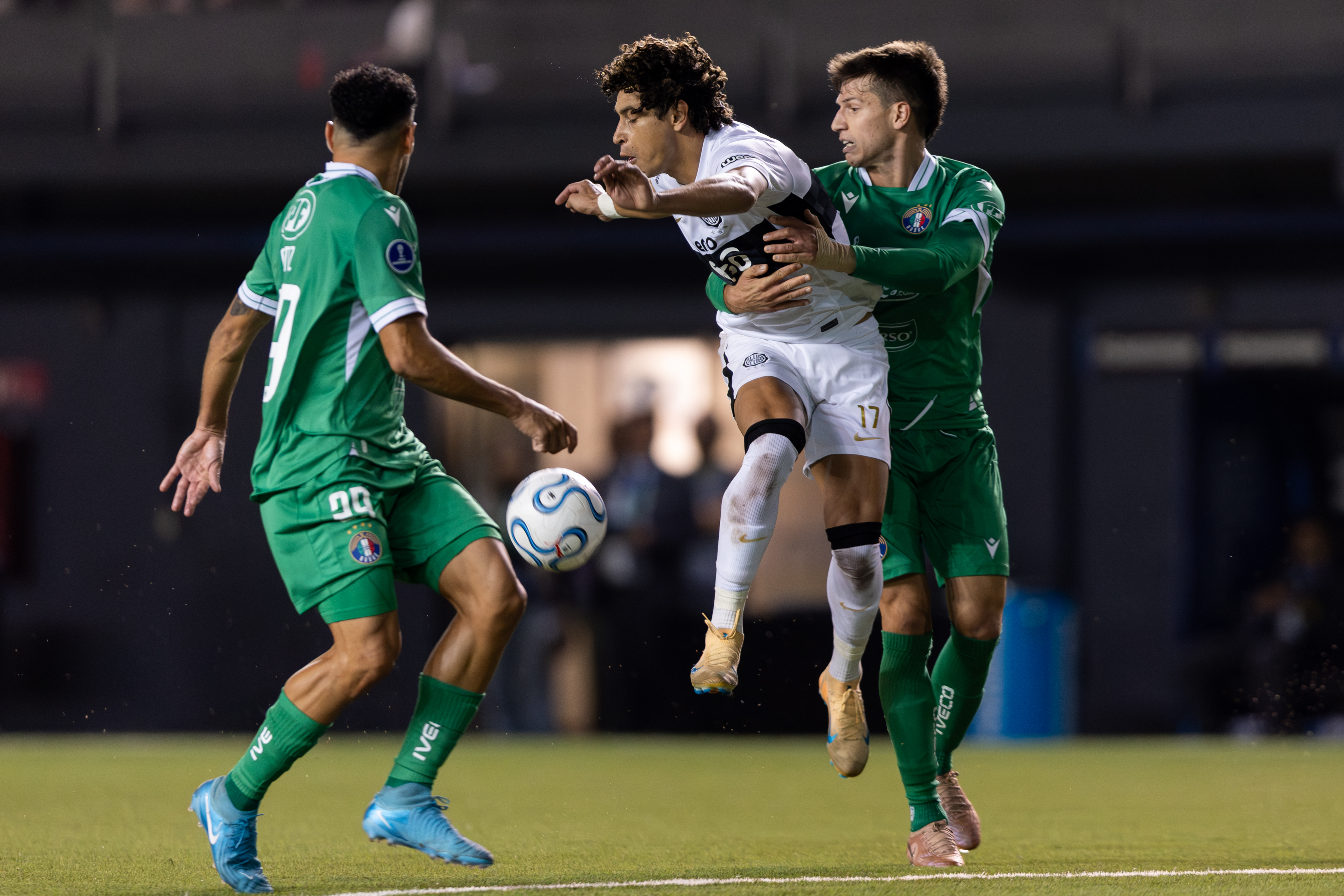 Universidad Católica vs Palestino Chilean football Santiago, Chile – April 8, 2026: Audax Italiano faces Olimpia from Paraguay in a new matchday of the South American t...
