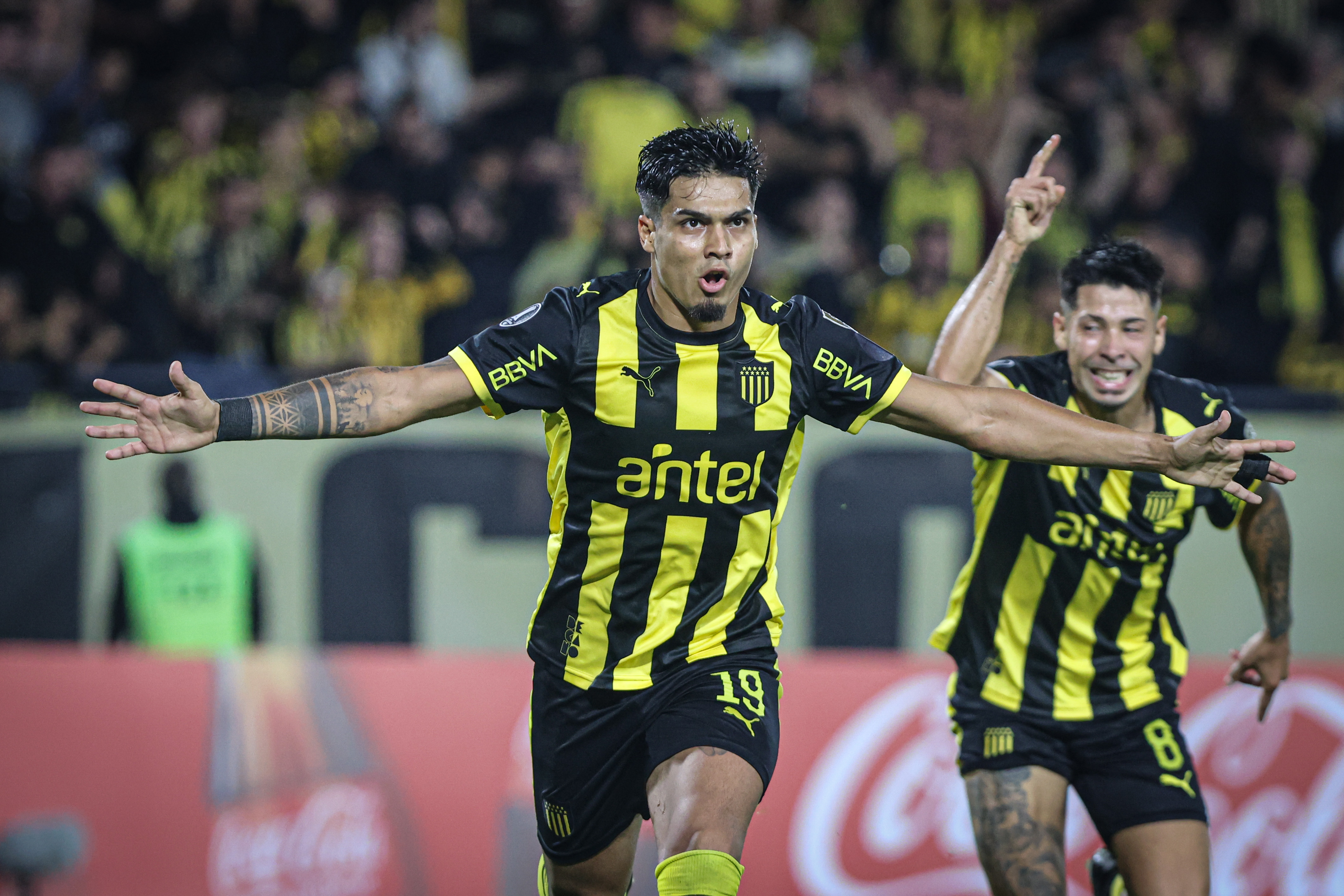 Peñarol vs Platense (Arg) Montevideo, Uruguay, 16.04.2026
Deportes. Futbol. Peñarol recibe a Platense de Argentina por fase de grupo, Grupo E d...
