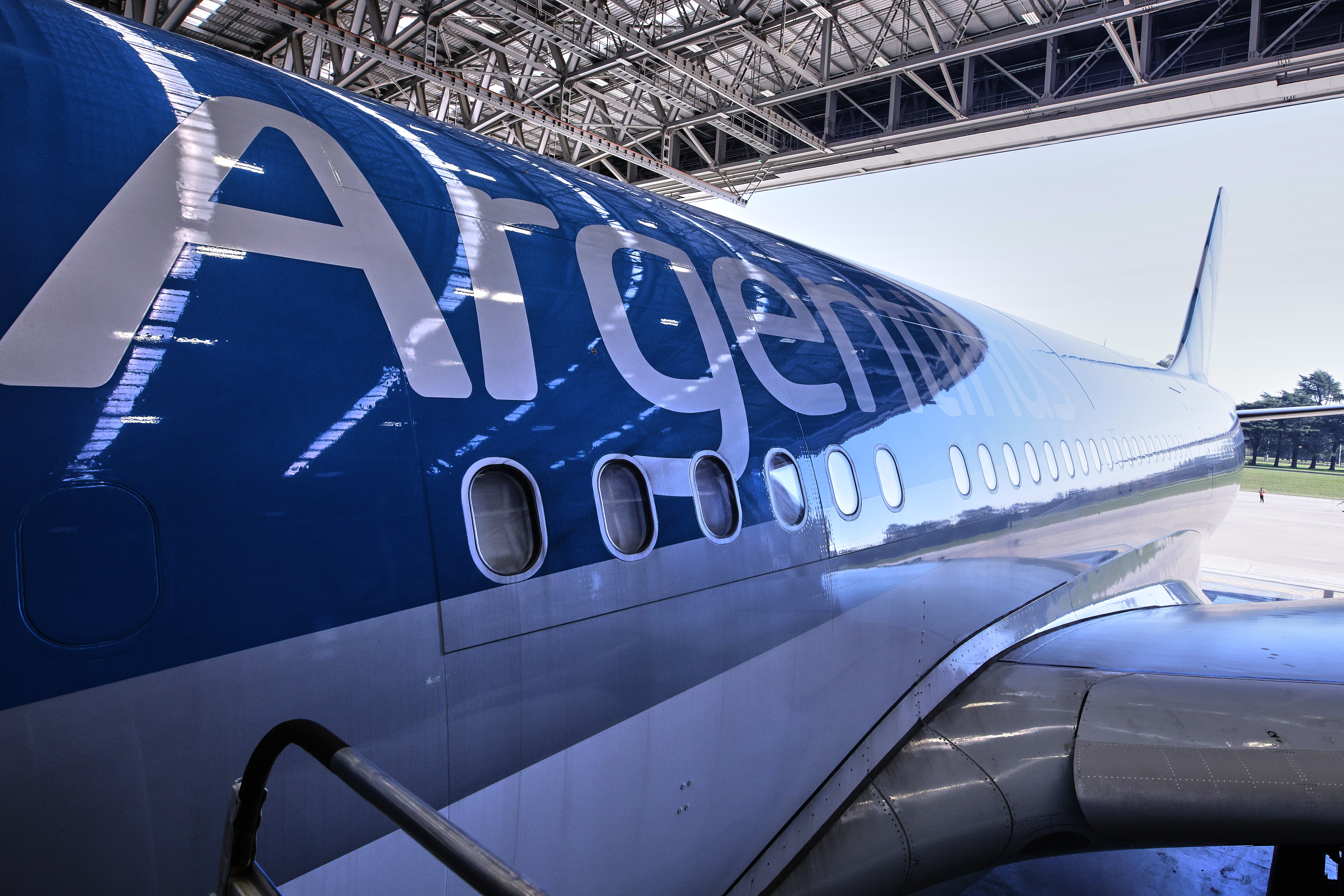 MARF8670 ARGENTINA-AFA presenta avión para la selección de futbol MARF8670